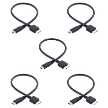 5X Hard Drive Cable,USB 3.1 Type-C Male to USB 3.0 Micro-B Male Data Cable for Tablet Phone