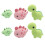 6X Cable Protector Winder for USB Charging Data Cable Wire Protection Three Cute Dinosaurs Cartoon Cord Protector 1