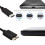 5X Cabo de Disco RíGido, USB 3.1 Tipo-C Macho para USB 3.0 Micro-B Cabo de Dados Macho para Tablet 4