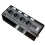 3 Unidade de ÁUdio XLR de 3 Pinos e 4 Canais e DMX sobre Extensor de Cabo de Rede, Extensor de Sinal de Rede DMX512, Macho 2