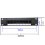 3X 8 Port Straight-Through CAT6 Patch Panel RJ45 Network Cable Adapter Jack Ethernet Distribution Frame 6