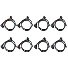 8X Ingebouwde 12G SAS HD Naar U.2 / SFF-8643 Naar SFF-8639 Kabel 0,5M met 15-Pins -Voeding, Geschikt voor U.2 SSD