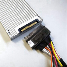 8X Câble SAS HD 12G IntéGré Vers U.2 / SFF-8643 Vers SFF-8639 0,5 M avec Puissance 15 Broches, Adapté pour SSD U.2