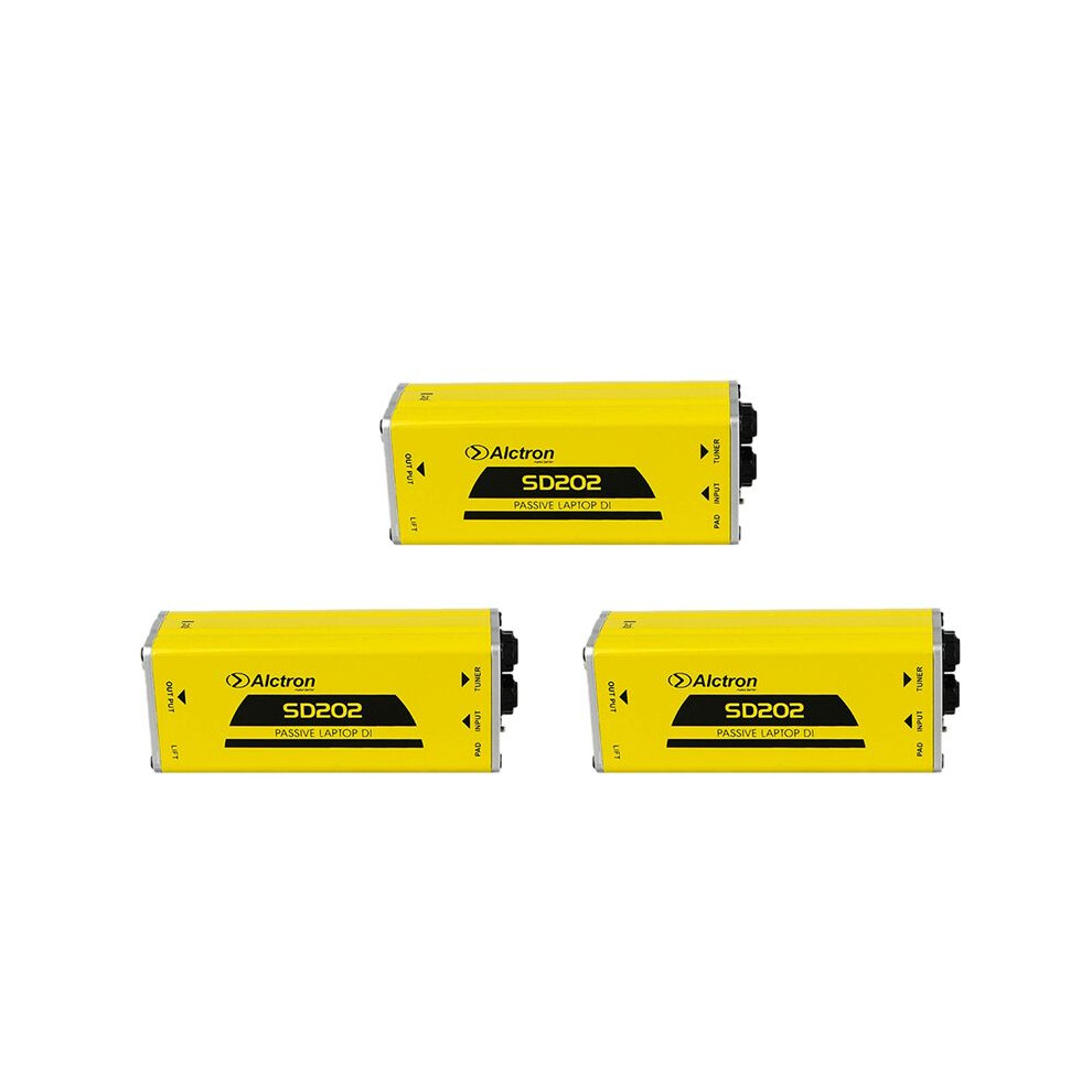 3X Alctron Sd202 Passive Di Box Impedance Conversion Di Box Electric Guitar Direct Connection Box Effect 6032990290707