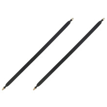 2X LoRa Platt Kabel RP-SMA Hane Till RP-SMA Hona FöNster och DöRrmatning Genom KoaxialkabelföRläNgningsadapter för LoRa WiFi