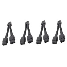 4X Double Câble D'Alimentation 8 Broches Vers 8 Broches Câble D'Alimentation pour Carte Graphique K80/M40/P100/V1 GPU 10 Cm, B
