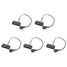 5X 24 Pin Female ATX PSU Power Supply Tester Start Jumper OFF Cable 18AWG 30CM