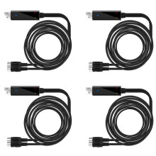 4X USB MIDI Cable Converter USB Interface to In-Out MIDI Cord for PC Laptop to Piano Keyboard in Music Studio 6.5Ft