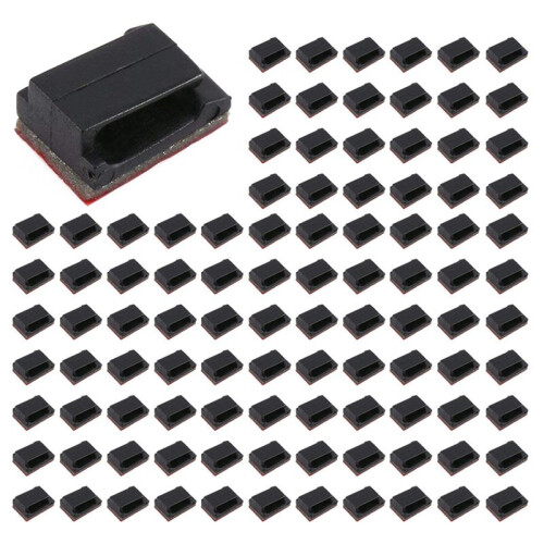 2000 Pcs Adhesive Cable Clips Wire Clamps Car Cable Organizer Cord Tie Holder 1