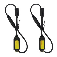 2X Convient pour le Câble de DonnéEs de Charge de L'Appareil Photo SUC-C3 C5 C7 CB20U05A/B Câble de Charge USB 0.5 MèTres