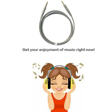 5X for QC35 Headphone Cable QC25 QC35 II QC45 Soundtrue Audio Cable 3.5 to 2.5 Portable Pair Recording Cable,Gray