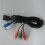 2X Ypbpr for PS2/PS3/PS3 Slim HDTV-Ready TV HD Component AV Cable 5-Wire 6FT Black 4