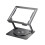 Lifting Heat Dissipation Computer Stand 360 Rotating Laptop Stand for     Computer Gray 1