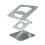 Aluminum Alloy Cooling Laptop Stand Foldable Double-Layer Laptop Stand for    Computer Silver 1