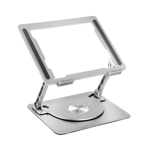 Lifting Heat Dissipation Computer Stand 360 Rotating Laptop Stand for     Computer Silver 2