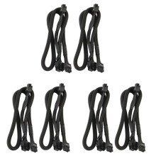 6Pack 8 PIN to Dual 8 Pin 6 PIN PCIE VGA Power Supply Cable for EVGA Supernova G2 G3 G5 P2 T2 GS G+ 650 750 850 1000