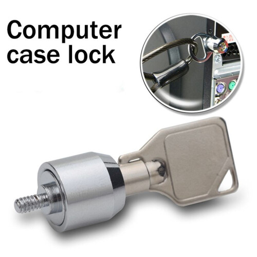 3X Desktop Computer Lock Computer Case Lock Anti-Theft Lock for Internet Cafe Office Management Lock 2