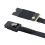 M.2(M-Key NVMe 2260) Till  SAS SFF-8087 Plug And  Server Höghastighetskabel 1m 1