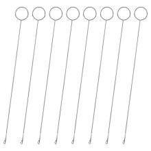8 Pièces de Tourne-Boucles de Couture, Crochets à Boucle, Outil de Couture, Crochets à Aiguille avec Loquet, Fournitures de Couture au Crochet