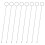 8Pcs Sewing Loop Turner Hook Loop Turner Sewing Tool Needle Hooks with  Crochet Sewing Supplies 2