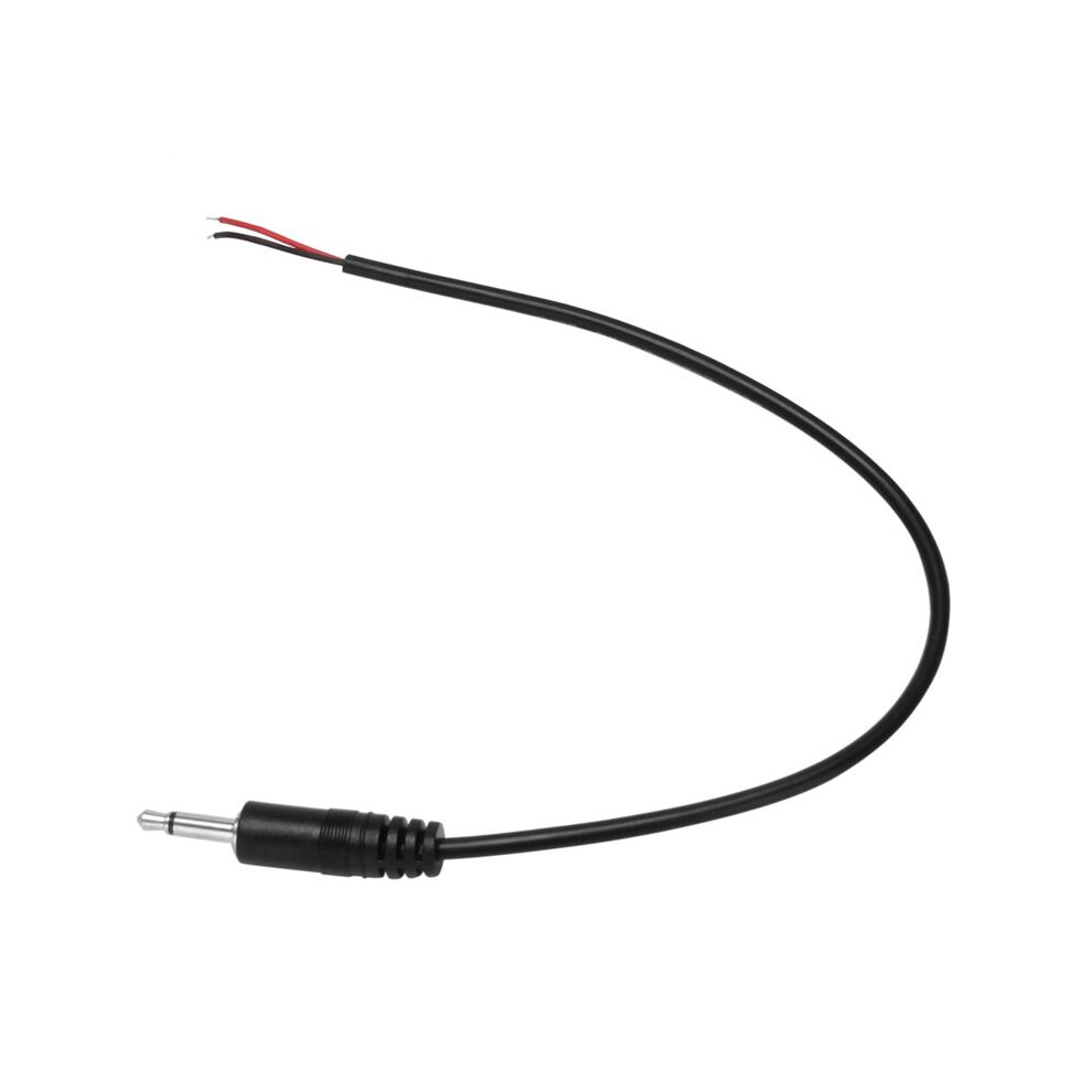 50Pcs Replacement Male Plug To Bare Wire Open End Ts 2 Pole Mono 1/8Inch 3.5Mm Plug Jack Connector Audio Cable Repair 4711332306123