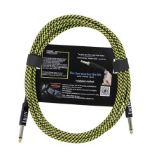 IRIN Guitar Cable String Instrument Accessories Noise-Free Audio Wire Noise Reduction Cable (10M) Yellow & Black