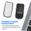 2Pcs Portable Laptop Stand Computer Riser Lift Self-Adhesive Foldable Invisible Notebook Adjustable Height Stand Black 3