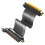 PCIE 4.0 Extension Cable, 16x Shielded High Speed GPU Riser Cable with PCI Express Port GPU Extension Card, 20cm 180 1