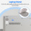 2Pcs Portable Laptop Stand Computer Riser Lift Self-Adhesive Foldable Invisible Notebook Adjustable Height Stand Silver 9