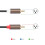 2RCA to 2xLR 3-Core XLR Cable Mixer Power Amplifier Active Speaker Microphone Audio Cable 1.5meter 8