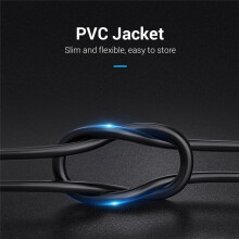 -Compatible to VGA Converter Cable 1080P Gold Plated for PC, Laptop, , TV Box 1M Long Video Cord