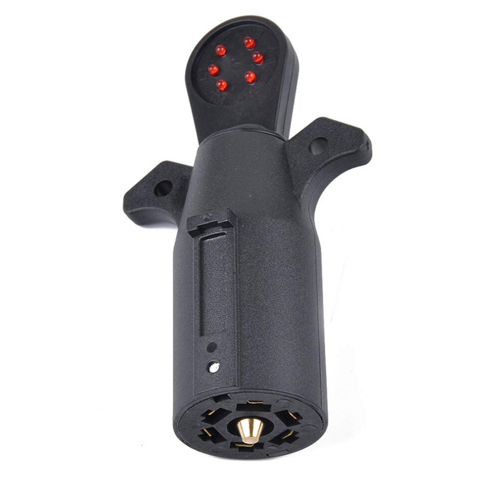 Trailer Tester With Led Indicators, 7 Way Blade Plug For Rv And Trailer Wiring Troubleshooting Light 9771547128670