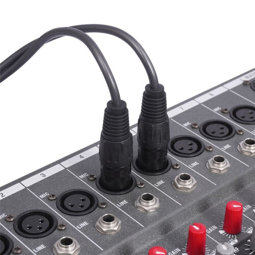 2RCA to 2xLR 3-Core XLR Cable Mixer Power Amplifier Active Speaker Microphone Audio Cable 1.5meter 2