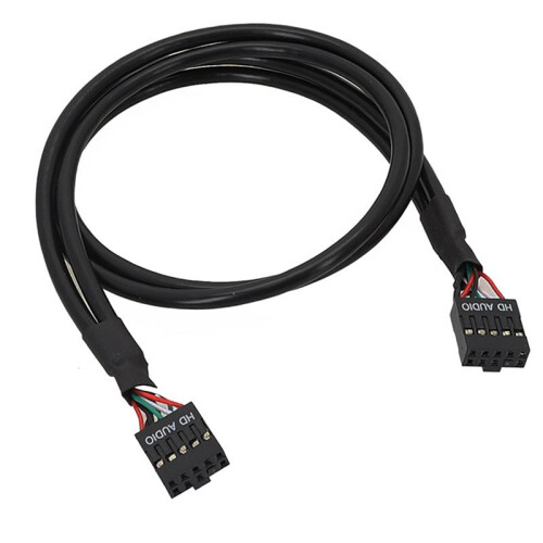 Mainboard USB 9PIN Female to Female Internal Cable USB2.0 Internal Mainboard Header Cable 2