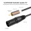 2RCA to 2xLR 3-Core XLR Cable Mixer Power Amplifier Active Speaker Microphone Audio Cable 1.5meter 5