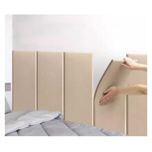 3D Padded Wall Panels with AntiCollision Protection, Waterproof Easy Clean for Kids Bedroom Decor