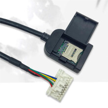 20-Pin Car AUX-in/OUT Cable with SIM Slot for Android Stereo Radio Heads Unit 4G 20pin Cable Connector Wire Part