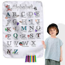 Kids Drawing Mat Reusable Mess Art Board for Toddlers Ages 14 Early Learning Play