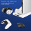 Game Controller Charging Station for PS5 / PS5 Slim Stand, with 3 Level Cooling Fan,Cooling Station for PS5 Game Console 4