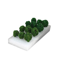 12PCS Model Trees Mixed Miniature Trees for Train Scenery and Dioramas, Realistic Landscape Detail