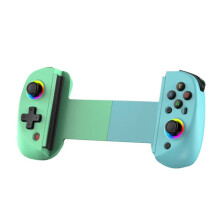 D8 Telescopic Gamepad Controller Joystick 6-Axis Gyro Vibration  5.2 for Android IOS PS4  Green &