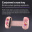 Telescopic D8 Gamepad Controller Joystick 6-Axis Gyro Vibration Wireles  5.2 for Android IOS PS4   A 4