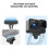 Magnetic Quick Release Mount for  Hero12 11 10 9 11mini MAX Easy Installation Foldable Adapter Base 6