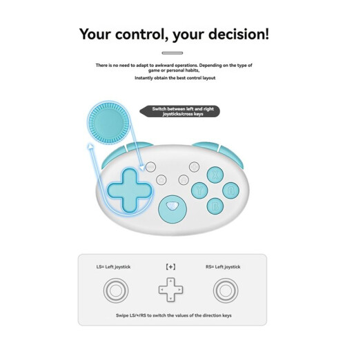 Game Controller Wireless  Gamepad for  PC Windows Android IOS Multi-Platform 2