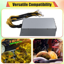 APW3+-12-1600W PSU Power Supply Mining PSU for Bitmain for Goldshell Ant AC- PSU
