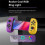 D8 Telescopic Gamepad Controller Joystick 6-Axis Gyro Vibration  5.2 for Android IOS PS4   Orange 5
