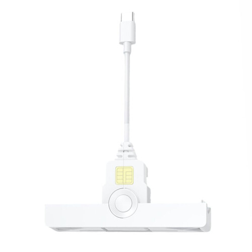 Type-C Bank Chip Card Reader Portable Common Access Card Reader Foldable for Windows / OS / Android 1