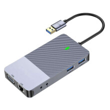 USB 3.0 Docking Station, Triple Display USB Hub Dual Monitor, USB C Laptop Docking Station for M1 M2