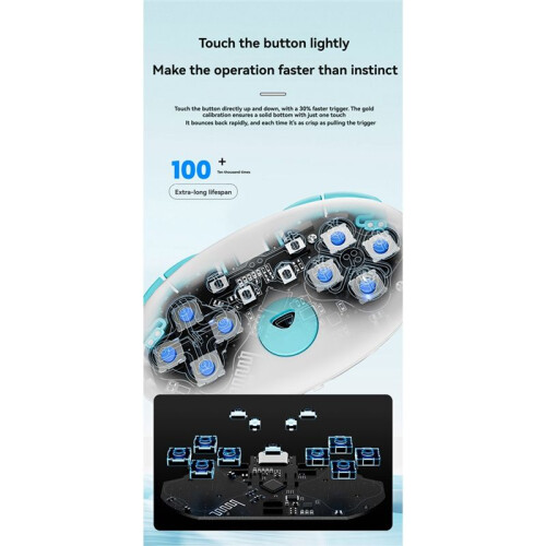 Game Controller Wireless  Gamepad for  PC Windows Android IOS Multi-Platform 2