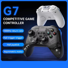 BSP-G7 Wireless Game Controller with Hall Joystick Six-Axis Body Vibration for PC IOS Android PS4 A